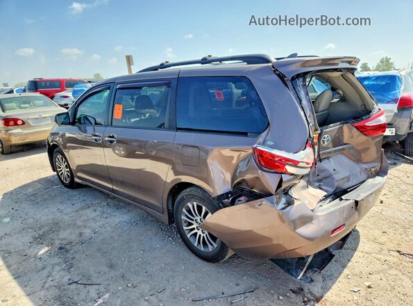 5TDYZ3DC4JS903524 2018 TOYOTA SIENNA Коричневый Задняя левая четверть