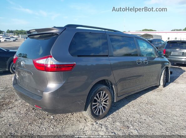 5TDYZ3DC4JS942498 2018 TOYOTA SIENNA Gray Tył prawy