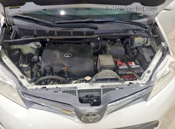 5TDYZ3DC4JS946678 2018 TOYOTA SIENNA White ძრავის განყოფილების ხედი