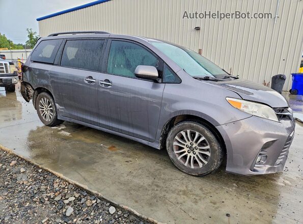 5TDYZ3DC4JS958877 2018 TOYOTA SIENNA Gray Delantero derecho