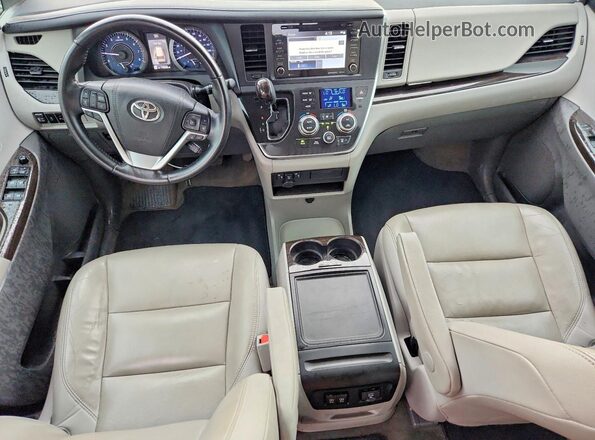5TDYZ3DC4JS958877 2018 TOYOTA SIENNA Gray Vista del salpicadero