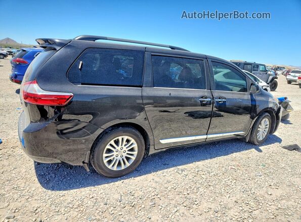 5TDYZ3DC5HS768192 2017 TOYOTA SIENNA Black Tył prawy