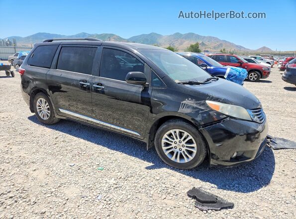 5TDYZ3DC5HS768192 2017 TOYOTA SIENNA Black Przód prawy
