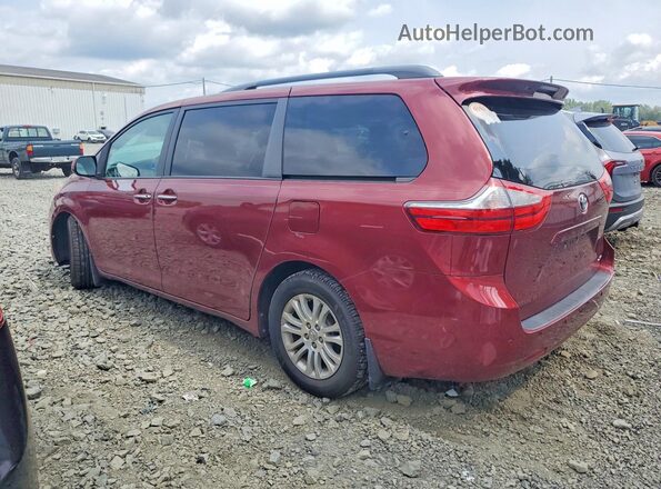 5TDYZ3DC5HS768869 2017 TOYOTA SIENNA Burgundy Հետևի ձախ