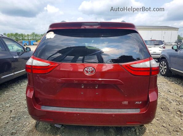 5TDYZ3DC5HS768869 2017 TOYOTA SIENNA Burgundy Հետևի տեսք