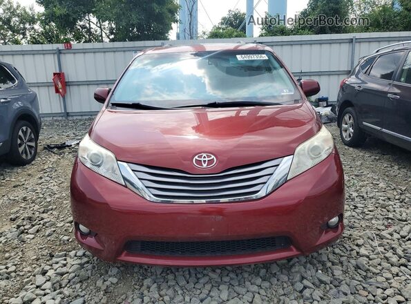 5TDYZ3DC5HS768869 2017 TOYOTA SIENNA Burgundy Դիմացի տեսք