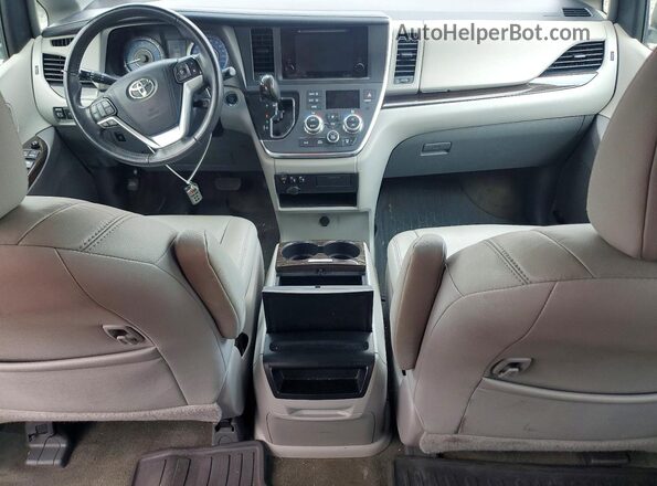 5TDYZ3DC5HS768869 2017 TOYOTA SIENNA Burgundy Առջևի վահանակի տեսք