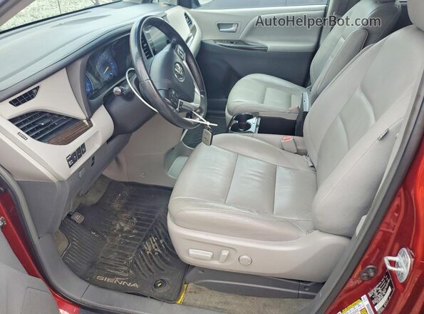 5TDYZ3DC5HS768869 2017 TOYOTA SIENNA Burgundy Սալոնի դիմացի տեսք