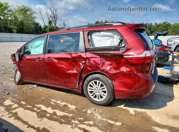 5TDYZ3DC5HS808464 2017 TOYOTA SIENNA Red უკანა მარჯვენა