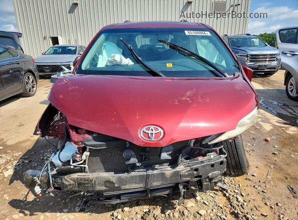 5TDYZ3DC5HS808464 2017 TOYOTA SIENNA Red უკანა ხედი