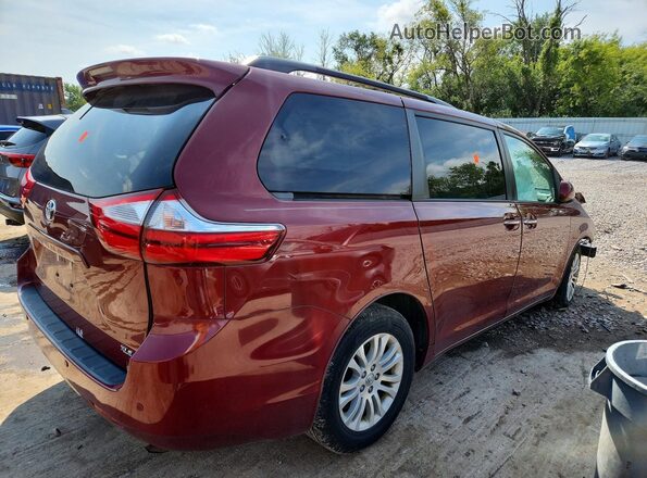 5TDYZ3DC5HS808464 2017 TOYOTA SIENNA Red წინა მარჯვენა