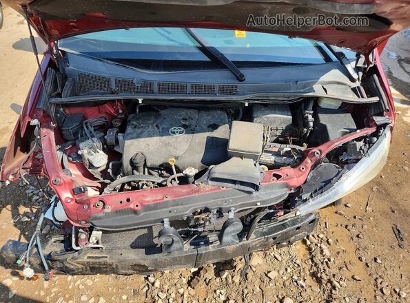 5TDYZ3DC5HS808464 2017 TOYOTA SIENNA Red ძრავის განყოფილების ხედი