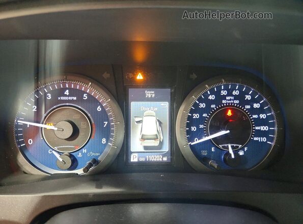 5TDYZ3DC5HS853467 2017 TOYOTA SIENNA Black Instrument cluster view