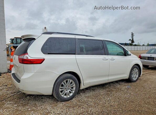 5TDYZ3DC5HS860516 2017 TOYOTA SIENNA Белый Задняя правая четверть