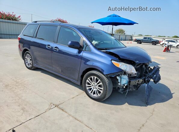 5TDYZ3DC5JS905881 2018 TOYOTA SIENNA Синий Передняя правая четверть