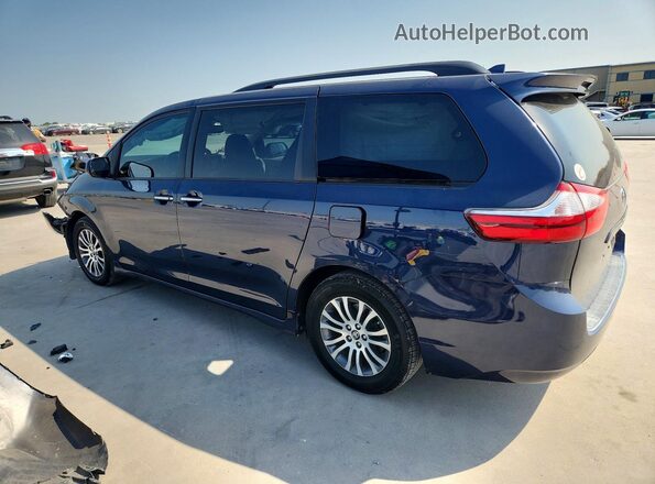 5TDYZ3DC5JS905881 2018 TOYOTA SIENNA Синий Задняя левая четверть