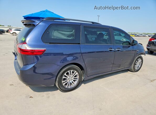 5TDYZ3DC5JS905881 2018 TOYOTA SIENNA Синий Задняя правая четверть