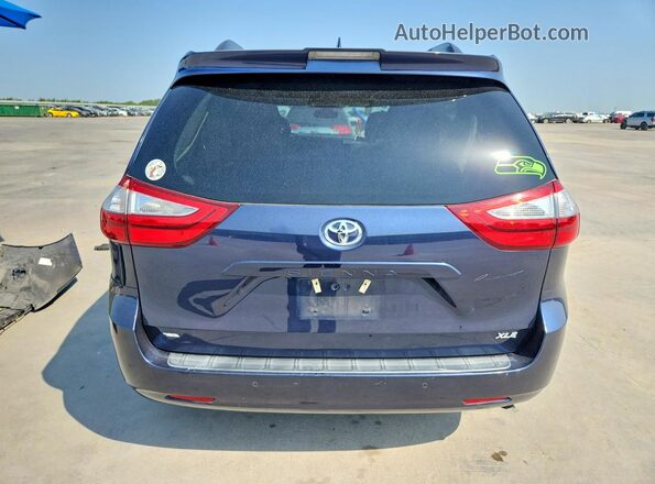 5TDYZ3DC5JS905881 2018 TOYOTA SIENNA Синий Вид сзади
