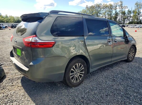 5TDYZ3DC5JS908196 2018 TOYOTA SIENNA Серый Задняя правая четверть
