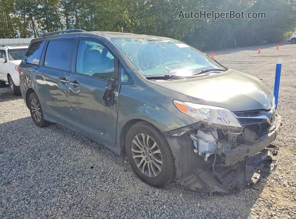 5TDYZ3DC5JS908196 2018 TOYOTA SIENNA Серый Передняя правая четверть