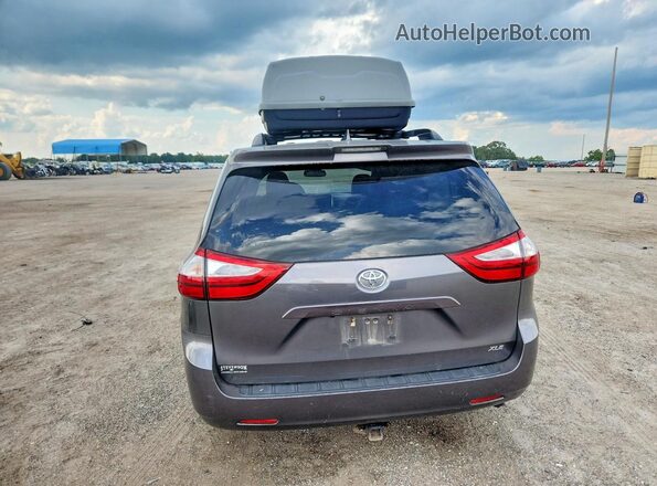 5TDYZ3DC5JS929968 2018 TOYOTA SIENNA Gray Widok z tyłu