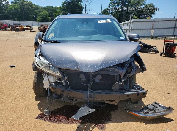 5TDYZ3DC5JS931106 2018 TOYOTA SIENNA Угольный Вид спереди