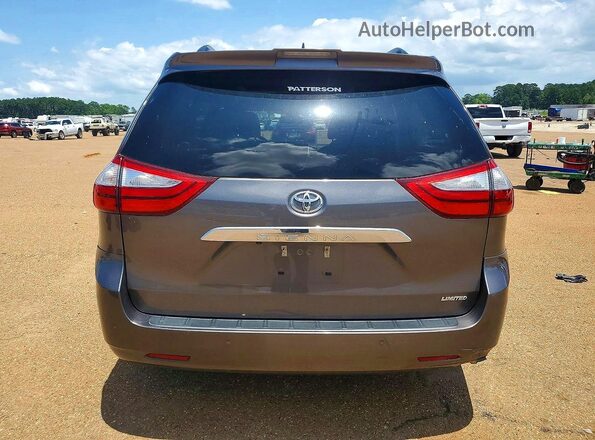 5TDYZ3DC5JS931106 2018 TOYOTA SIENNA Угольный Вид сзади