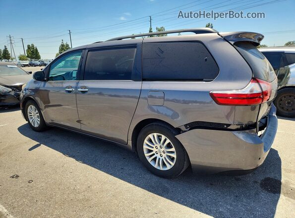5TDYZ3DC7HS878676 2017 TOYOTA SIENNA Угольный Задняя левая четверть