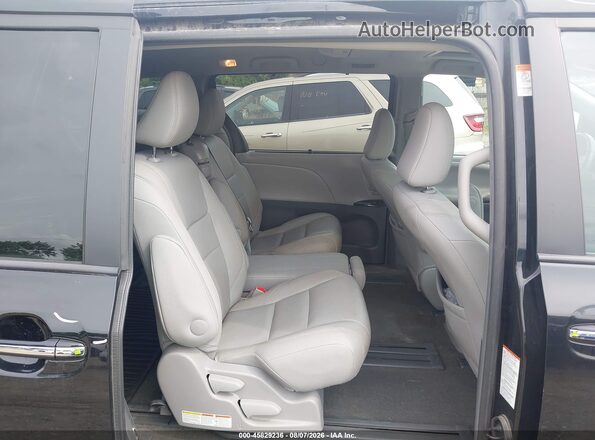 5TDYZ3DC8HS811956 2017 TOYOTA SIENNA Black VIN კოდის სტიკერის ხედი