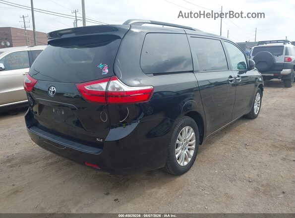 5TDYZ3DC8HS811956 2017 TOYOTA SIENNA Black უკანა მარჯვენა