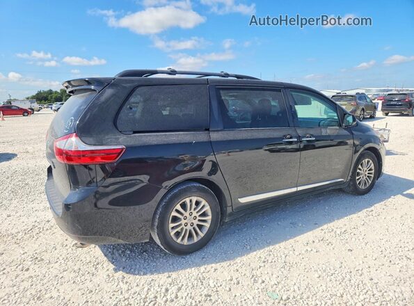 5TDYZ3DC8HS845685 2017 TOYOTA SIENNA Black უკანა მარჯვენა