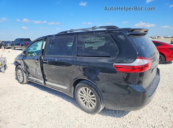 5TDYZ3DC8HS845685 2017 TOYOTA SIENNA Black უკანა მარცხენა