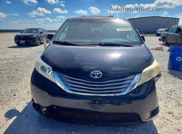 5TDYZ3DC8HS845685 2017 TOYOTA SIENNA Black წინა ხედი
