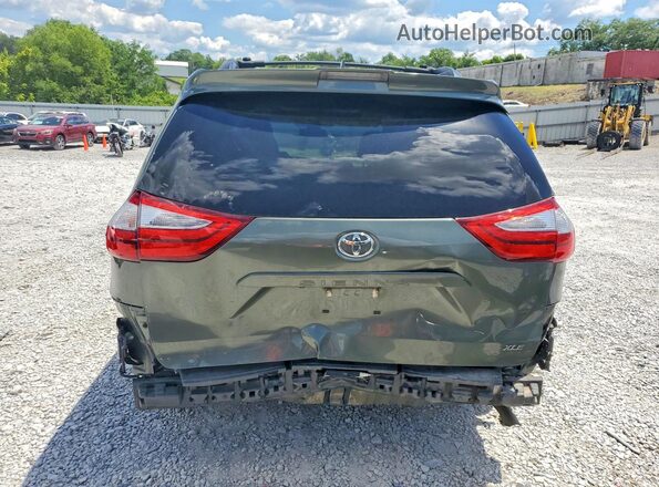 5TDYZ3DC8JS928992 2018 TOYOTA SIENNA Green Հետևի տեսք