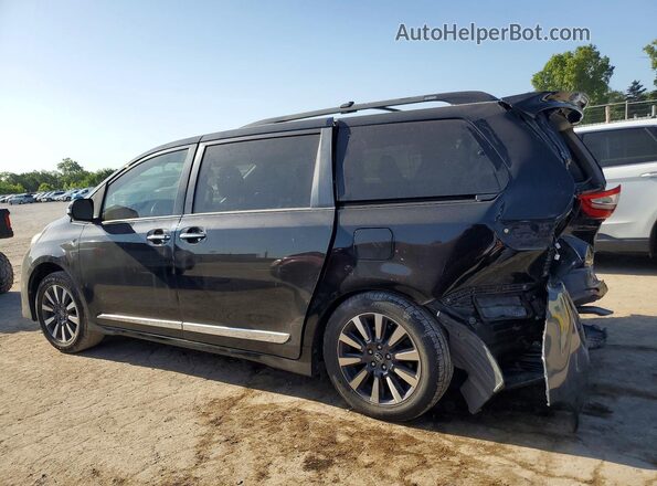 5TDYZ3DC8JS964567 2018 TOYOTA SIENNA Black უკანა მარცხენა