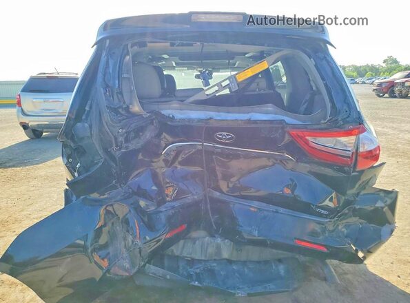 5TDYZ3DC8JS964567 2018 TOYOTA SIENNA Black უკანა ხედი