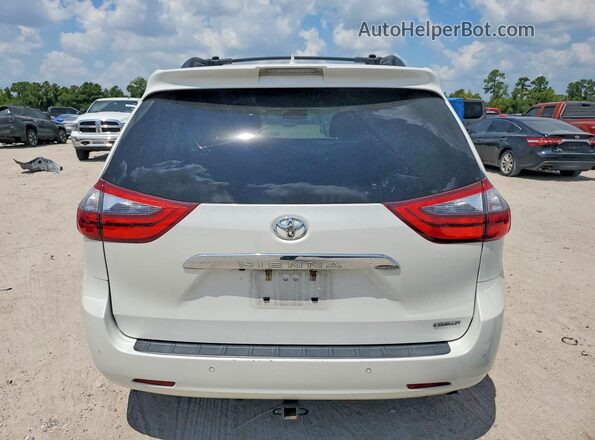 5TDYZ3DC8LS035658 2020 TOYOTA SIENNA White უკანა ხედი