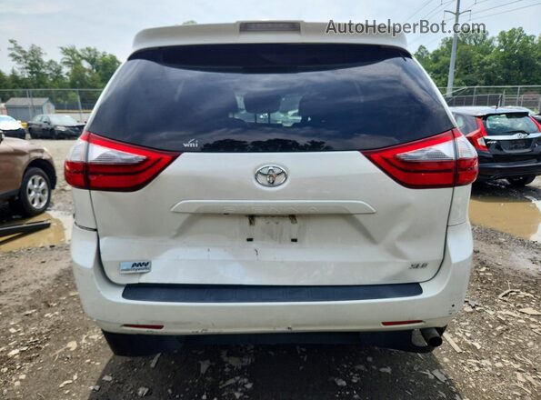 5TDYZ3DC8LS065906 2020 TOYOTA SIENNA White Widok z tyłu