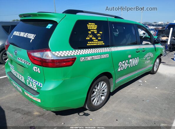 5TDYZ3DC9HS778711 2017 TOYOTA SIENNA Green Rear right
