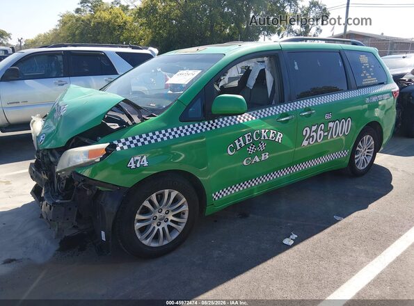 5TDYZ3DC9HS778711 2017 TOYOTA SIENNA Green Front left