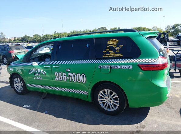 5TDYZ3DC9HS778711 2017 TOYOTA SIENNA Green 