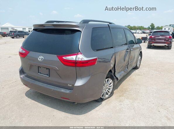 5TDYZ3DC9HS853035 2017 TOYOTA SIENNA Gray Trasero derecho