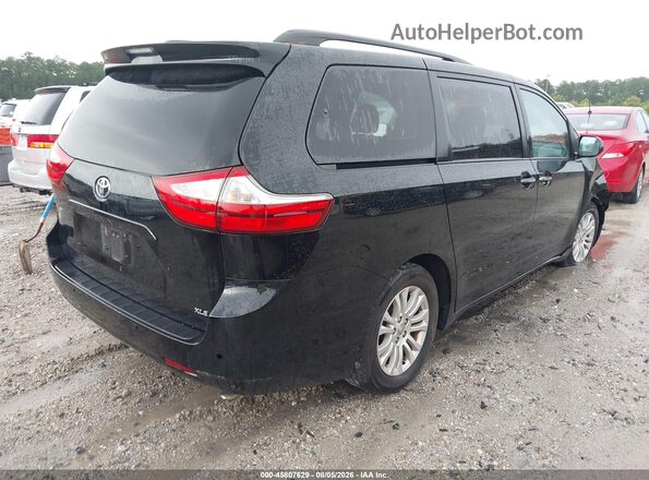 5TDYZ3DC9HS860454 2017 TOYOTA SIENNA Black Tył prawy