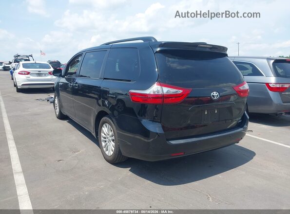 5TDYZ3DC9HS864049 2017 TOYOTA SIENNA Black Rear left