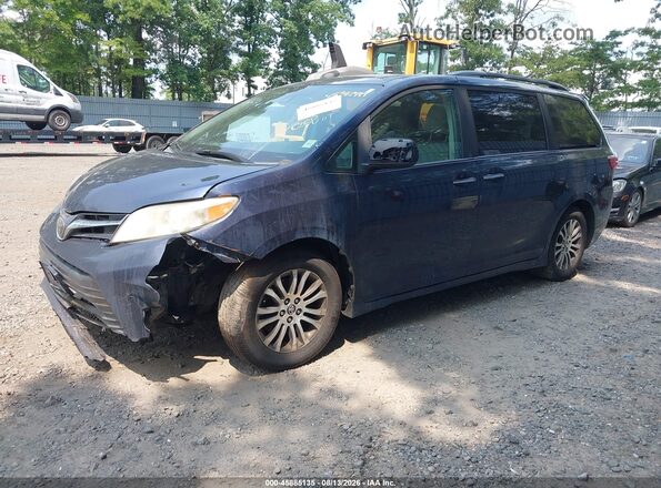 5TDYZ3DC9JS960141 2018 TOYOTA SIENNA Dark Blue წინა მარცხენა ხედი სამი მეოთხედიდან