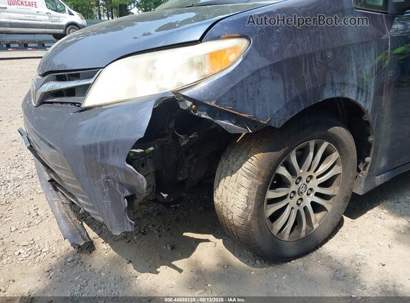 5TDYZ3DC9JS960141 2018 TOYOTA SIENNA Dark Blue წინა ხედი