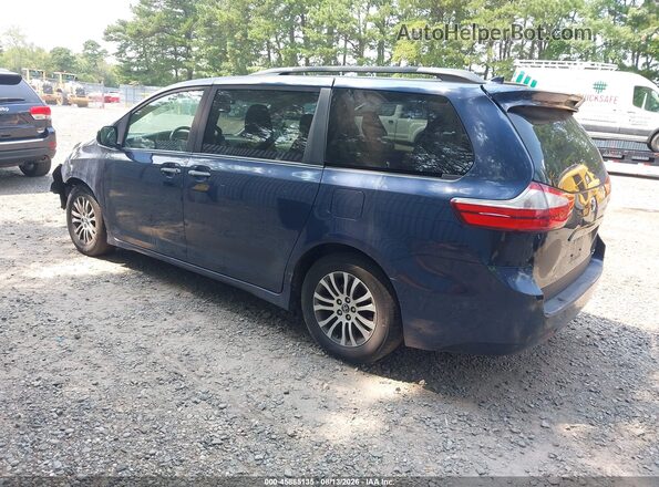 5TDYZ3DC9JS960141 2018 TOYOTA SIENNA Dark Blue უკანა მარცხენა