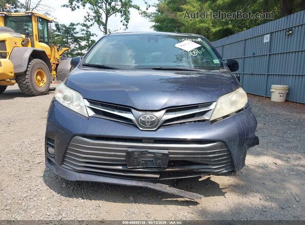 5TDYZ3DC9JS960141 2018 TOYOTA SIENNA Dark Blue ხელსაწყოთა პანელის ხედი