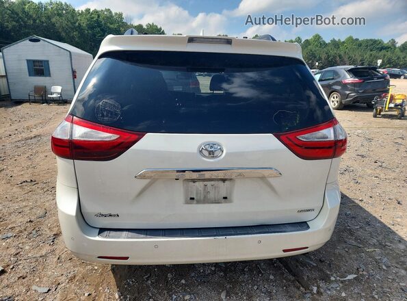 5TDYZ3DCXJS940416 2018 TOYOTA SIENNA White Հետևի տեսք