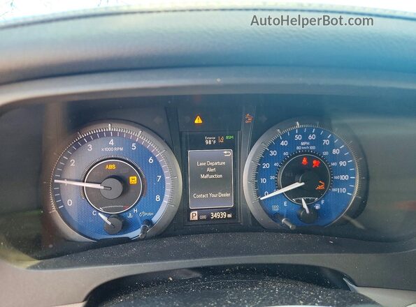 5TDYZ3DCXJS945700 2018 TOYOTA SIENNA Белый Вид щитка приборов